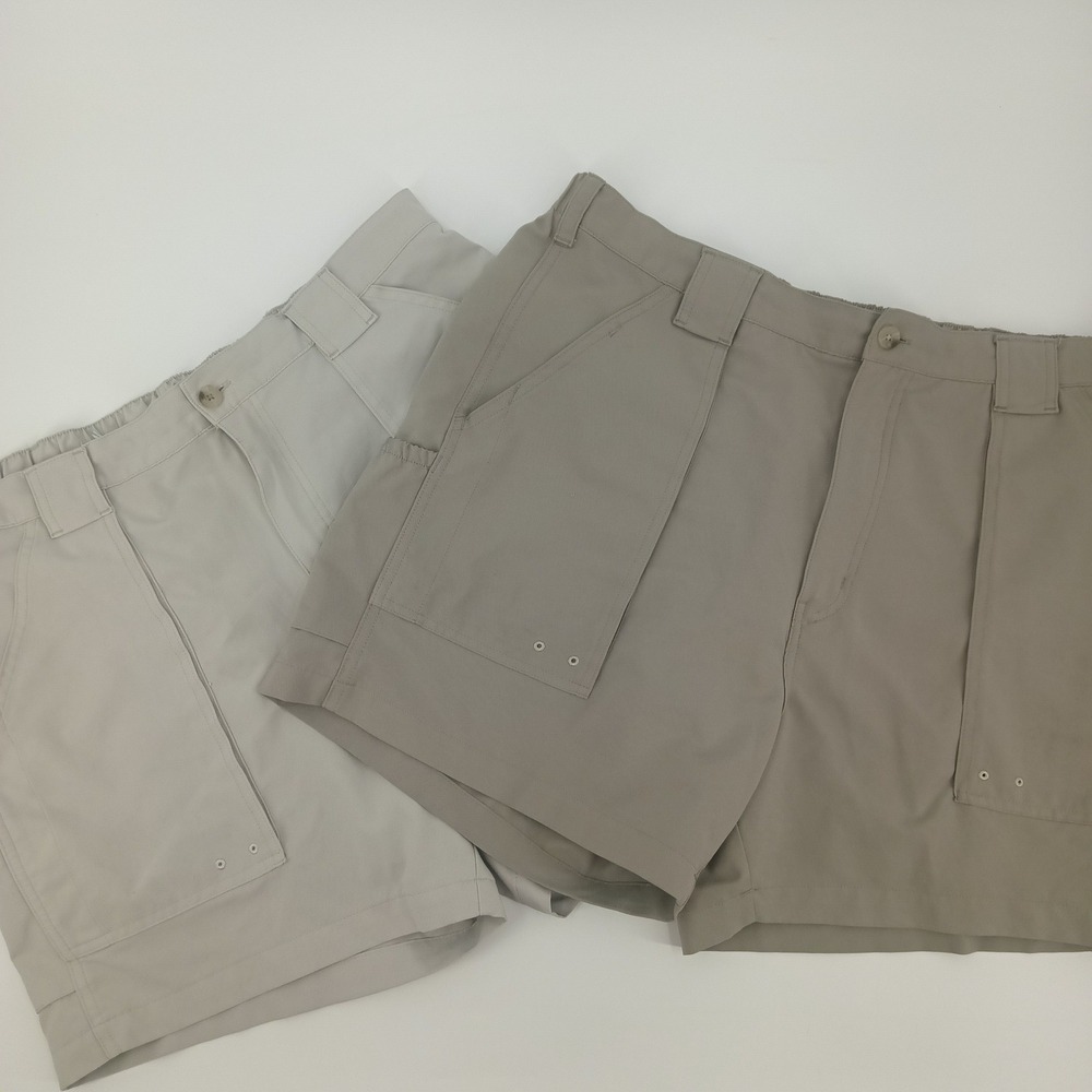 World Wide Sportsman Mens Fishing‎ Utility Shorts Tan Khaki Size 40 Performance